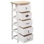 Armario auxiliar de madera de paulownia 35x25x87 cm by , Drawers - Ref: Foro24-284077, Price: 130,06 €, Discount: %