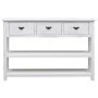 Aparador de madera blanco envejecido 115x30x76 cm de , Aparadores - Ref: Foro24-284172, Precio: 190,15 €, Descuento: %
