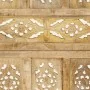 Biombo 4 paneles tallado a mano madera maciza mango 160x165 cm de , Divisores de ambientes - Ref: Foro24-285316, Precio: 293,...