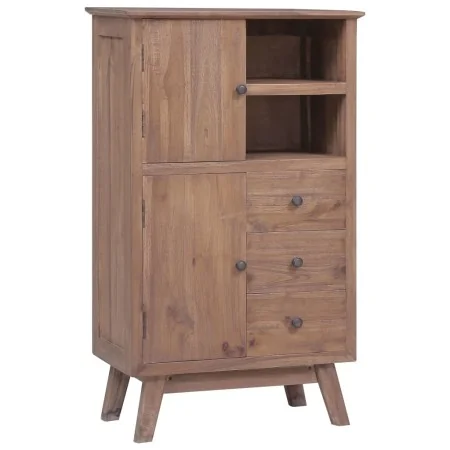 Aparador de madera maciza de teca 60x30x100 cm de , Taquillas y armarios de almacenamiento - Ref: Foro24-287739, Precio: 230,...