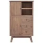 Aparador de madera maciza de teca 60x30x100 cm de , Taquillas y armarios de almacenamiento - Ref: Foro24-287739, Precio: 230,...