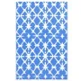 Alfombra de exterior ARAKIL azul y blanca 190x290 cm PP de , Protectores para exterior - Ref: Foro24-310447, Precio: 55,62 €,...