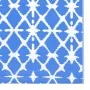 Alfombra de exterior ARAKIL azul y blanca 190x290 cm PP de , Protectores para exterior - Ref: Foro24-310447, Precio: 55,62 €,...