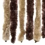 Cortina mosquitera beige y marrón claro chenilla 56x200 cm de , Mosquiteras para ventanas - Ref: Foro24-315120, Precio: 38,28...