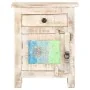 Mesita de noche de madera de acacia rugosa 40x30x50 cm de , Mesitas de noche - Ref: Foro24-320233, Precio: 109,90 €, Descuent...