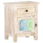 Mesita de noche de madera de acacia rugosa 40x30x50 cm de , Mesitas de noche - Ref: Foro24-320233, Precio: 109,90 €, Descuent...
