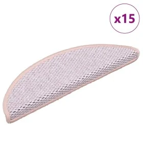 Alfombrilla autoadhesiva escalera sisal 15 uds rosa 56x17x3 cm de , Alfombrillas para escalones - Ref: Foro24-326864, Precio:...