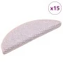 Alfombrilla autoadhesiva escalera sisal 15 uds rosa 56x17x3 cm de , Alfombrillas para escalones - Ref: Foro24-326864, Precio:...
