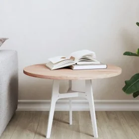Tablero redondo de madera maciza de haya Ø50x1,5 cm by , Table tops - Ref: Foro24-355908, Price: 34,61 €, Discount: %