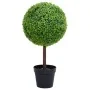 Planta de boj artificial forma de bola con maceta verde 50 cm by , artificial flora - Ref: Foro24-336509, Price: 43,41 €, Dis...