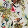 DUTCH WALLCOVERINGS Papel pintado lémur plateado de , Papel pintado - Ref: Foro24-426212, Precio: 27,83 €, Descuento: %