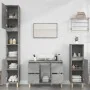 Armario de lavabo madera contrachapada gris hormigón 80x33x60cm by , bathroom vanities - Ref: Foro24-821272, Price: 93,64 €, ...