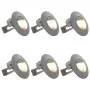 Lámparas LED de pared para jardín 6 uds. redonda plateada 5 W by , Outdoor lighting - Ref: Foro24-45655, Price: 56,57 €, Disc...