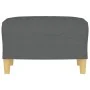 Reposapiés de tela gris oscuro 60x50x41 cm by , Ottomans - Ref: Foro24-349264, Price: 54,67 €, Discount: %