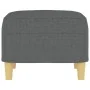 Reposapiés de tela gris oscuro 60x50x41 cm by , Ottomans - Ref: Foro24-349264, Price: 54,67 €, Discount: %