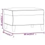 Reposapiés de tela gris oscuro 60x50x41 cm by , Ottomans - Ref: Foro24-349264, Price: 54,67 €, Discount: %