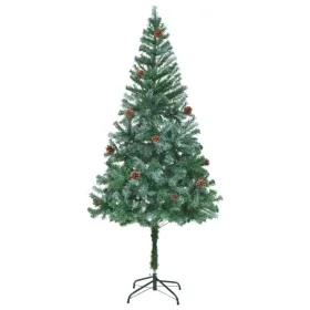 Árbol de Navidad glaseado con piñas 180 cm de , Arboles de navidad - Ref: Foro24-60178, Precio: 52,68 €, Descuento: %