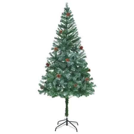 Árbol de Navidad glaseado con piñas 180 cm de , Arboles de navidad - Ref: Foro24-60178, Precio: 52,68 €, Descuento: %