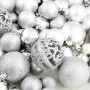 Lote de bolas de Navidad 100 unidades plateadas 3/4/6 cm de , Adornos festivos - Ref: Foro24-245712, Precio: 22,86 €, Descuen...