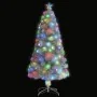 Árbol de Navidad artificial con luces fibra óptica blanco 120cm de , Arboles de navidad - Ref: Foro24-328449, Precio: 59,54 €...