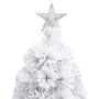 Árbol de Navidad artificial con luces fibra óptica blanco 120cm de , Arboles de navidad - Ref: Foro24-328449, Precio: 59,54 €...