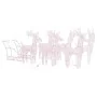Decoración navideña renos y trineo acrílico 280x28x55 cm de , Luces de Navidad - Ref: Foro24-328524, Precio: 151,35 €, Descue...