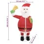 Papá Noel de Navidad decorativo con LEDs tela lujosa 180 cm de , Luces de Navidad - Ref: Foro24-329763, Precio: 151,79 €, Des...