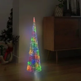 Pirámide decorativa cono acrílico luces LED de colores 90 cm by , Christmas lights - Ref: Foro24-329804, Price: 54,56 €, Disc...
