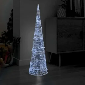 Pirámide decorativa cono acrílico luces LED blanco frío 120 cm by , Christmas lights - Ref: Foro24-329806, Price: 93,42 €, Di...