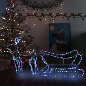 Decoración navideña para jardín renos y trineo 252 LEDs de , Luces de Navidad - Ref: Foro24-329810, Precio: 60,29 €, Descuent...