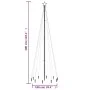 Árbol de Navidad con pincho 310 LED azul 300 cm de , Arboles de navidad - Ref: Foro24-343557, Precio: 41,06 €, Descuento: %