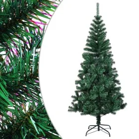 Árbol de Navidad artificial puntas iridiscentes PVC verde 210cm de , Arboles de navidad - Ref: Foro24-344641, Precio: 57,93 €...