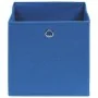 Cajas de almacenaje 4 uds tela no tejida azul 28x28x28 cm de , Cestas para almacenaje - Ref: Foro24-325195, Precio: 22,74 €, ...