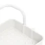 Carrito de cocina 3 niveles hierro y ABS blanco 42x35x85 cm by , Kitchen and dining carts - Ref: Foro24-336336, Price: 46,11 ...