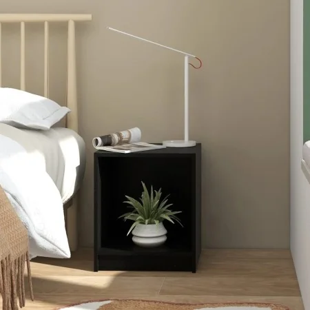 Mesita de noche madera maciza de pino negro 35,5x33,5x41,5 cm de , Mesitas de noche - Ref: Foro24-809927, Precio: 30,43 €, De...