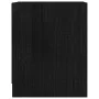 Mesita de noche madera maciza de pino negro 35,5x33,5x41,5 cm de , Mesitas de noche - Ref: Foro24-809927, Precio: 30,43 €, De...