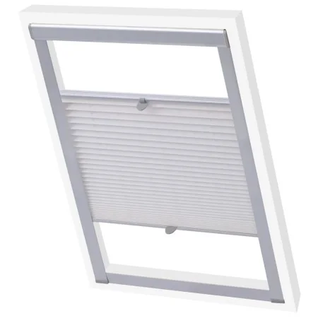 Persiana plisada blanca P08/408 de , Persianas y estores - Ref: Foro24-131314, Precio: 37,00 €, Descuento: %