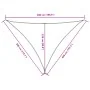 Toldo de vela triangular tela Oxford rojo 3x4x5 m de , Sombrillas - Ref: Foro24-135668, Precio: 29,32 €, Descuento: %