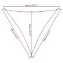 Toldo de vela triangular tela Oxford naranja 4x4x4 m de , Sombrillas - Ref: Foro24-135726, Precio: 32,04 €, Descuento: %