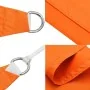 Toldo de vela triangular tela Oxford naranja 5x5x5 m de , Sombrillas - Ref: Foro24-135730, Precio: 41,02 €, Descuento: %