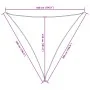 Toldo de vela triangular tela Oxford naranja 5x5x5 m de , Sombrillas - Ref: Foro24-135730, Precio: 41,02 €, Descuento: %