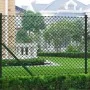 Valla de tela metálica con postes acero verde 1,5x25 m by , fence panels - Ref: Foro24-140359, Price: 241,03 €, Discount: %