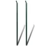 Valla de tela metálica con postes acero verde 1,5x25 m by , fence panels - Ref: Foro24-140359, Price: 241,03 €, Discount: %