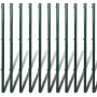 Valla de tela metálica con postes acero verde 1,5x25 m by , fence panels - Ref: Foro24-140359, Price: 241,03 €, Discount: %