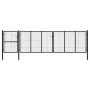 Puerta de jardín de acero gris antracita 500x125 cm de , Puertas de jardín - Ref: Foro24-144336, Precio: 625,87 €, Descuento: %