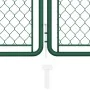 Puerta de jardín de acero verde 100x495 cm de , Puertas de jardín - Ref: Foro24-144451, Precio: 506,99 €, Descuento: %