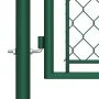 Puerta de jardín de acero verde 100x495 cm de , Puertas de jardín - Ref: Foro24-144451, Precio: 506,99 €, Descuento: %