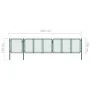 Puerta de jardín de acero verde 100x495 cm de , Puertas de jardín - Ref: Foro24-144451, Precio: 506,99 €, Descuento: %