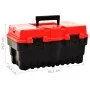 Caja de herramientas de plástico rojo 462x256x242 mm by , Toolboxes - Ref: Foro24-146269, Price: 29,38 €, Discount: %