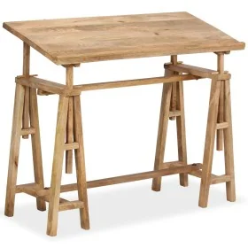 Mesa de dibujo de madera maciza de mango 116x50x76 cm de , Mesas para arte y dibujo - Ref: Foro24-244948, Precio: 315,30 €, D...
